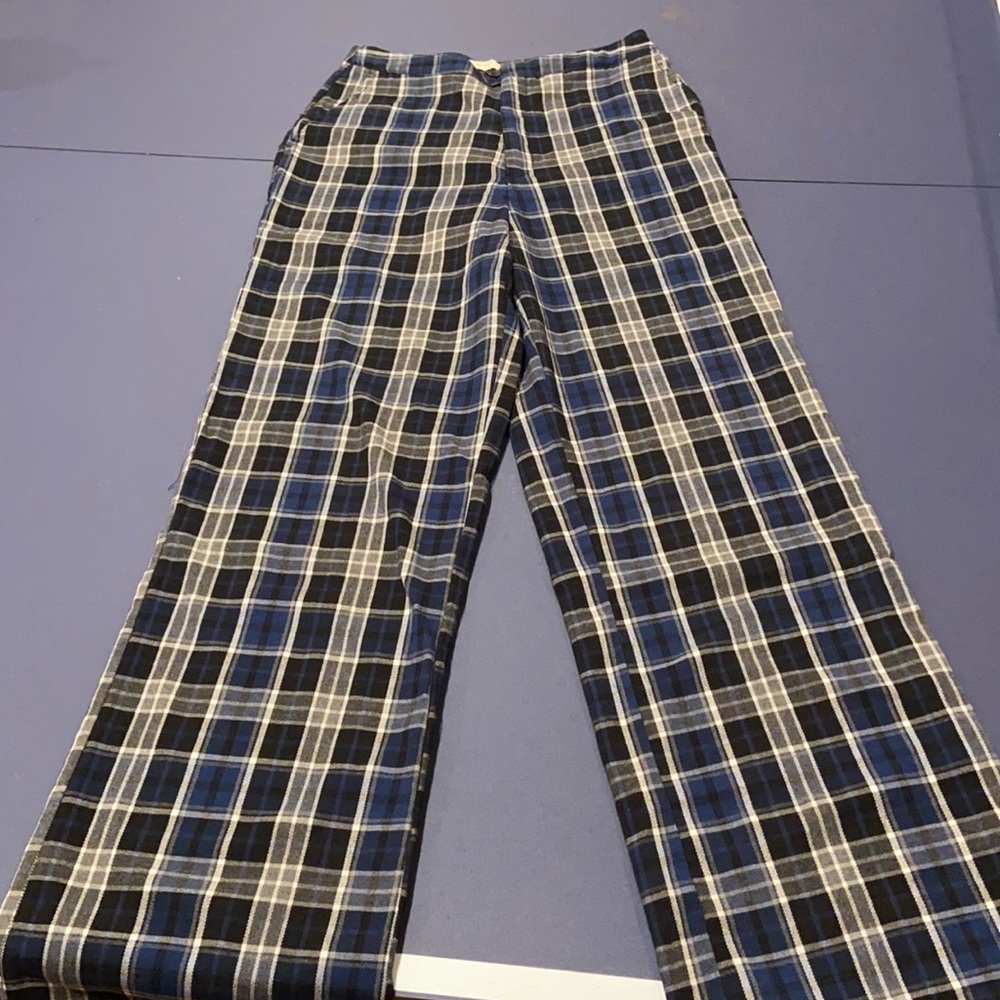 High-waisted John Galt Plaid Trousers